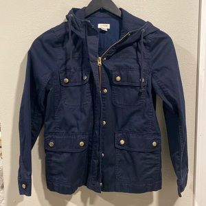 J. Crew navy cargo jacket 🌸